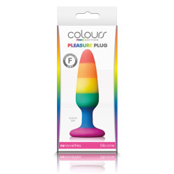 Colours Plug en silicone Rainbow 10 x 2.8 cm
